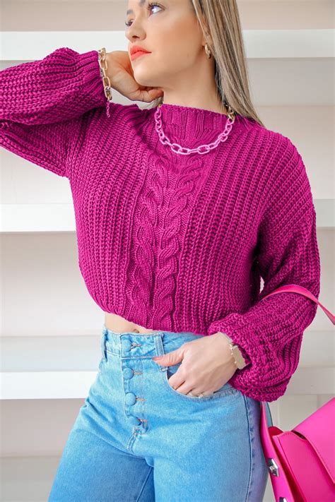 blusa tricot